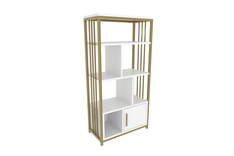 Arven Bokhylla 60 cm - Guld/Vit - Förvaring - Hyllor - Bokhylla