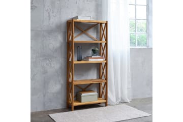 Ayanna Bokhylla 70 cm i Teak - Honungsbrun - Förvaring - Hyllor - Bokhylla