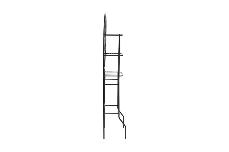 Badrumshylla 60x33x174 cm svart - Svart - Förvaring - Hyllor - Badrumshylla