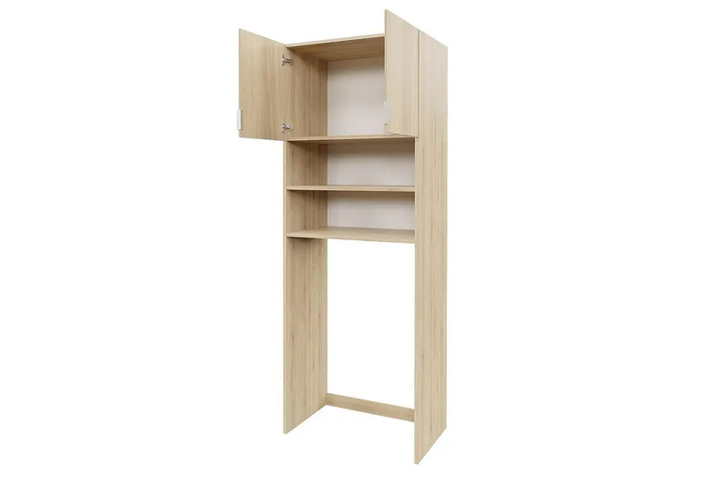 Badrumsskåp 30x65 cm - Grå/Vit - Förvaring - Badrumsförvaring & tvättstuga inredning