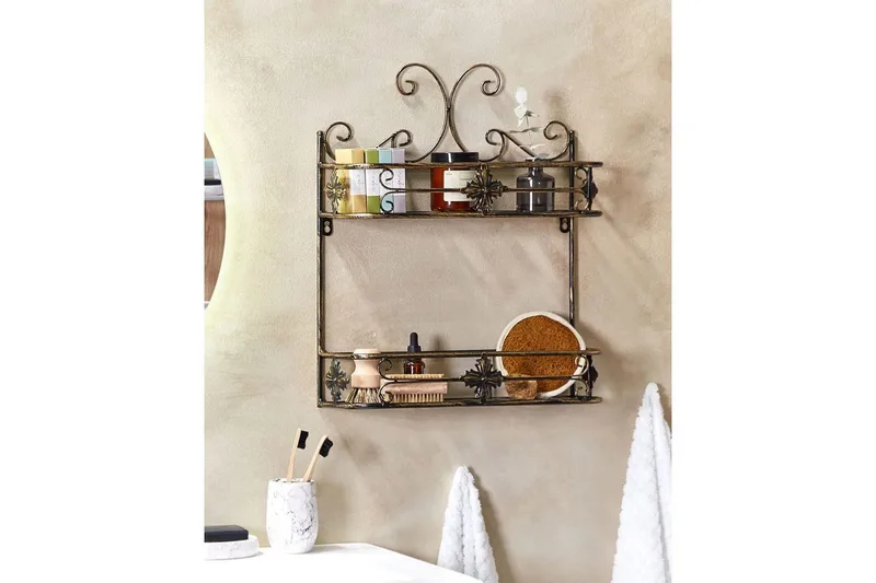 Badrumshylla Marayes Svart - Svart - Förvaring - Hyllor - Badrumshylla