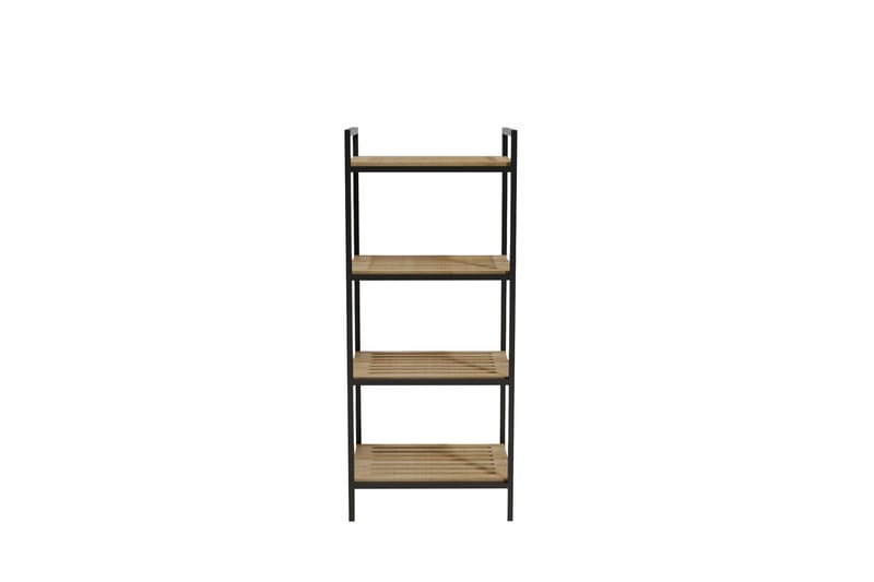 Stralsund Badrumshylla 45 cm Ek/Svart - Förvaring - Hyllor - Badrumshylla