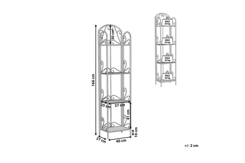 Badrumshylla Valdivia Grå - Grå - Förvaring - Hyllor - Badrumshylla