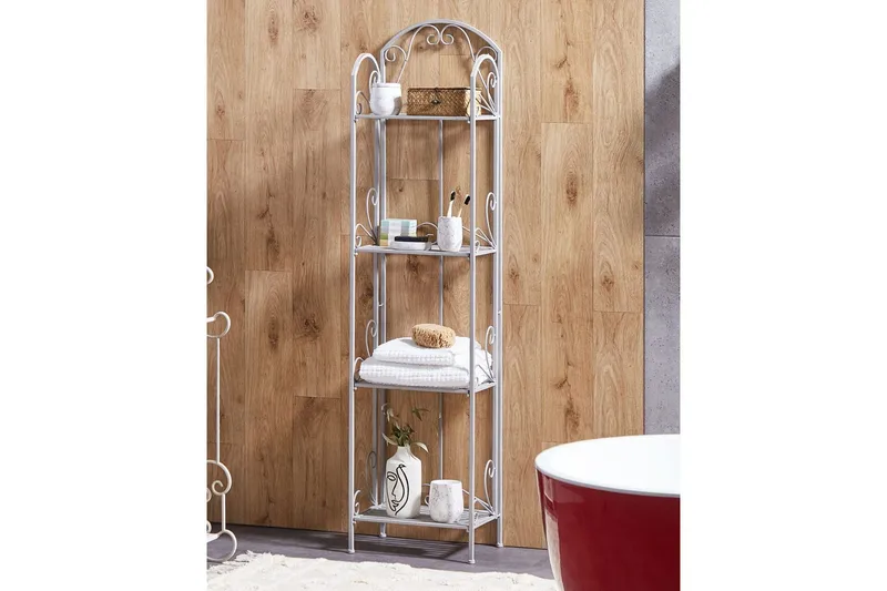 Badrumshylla Valdivia Grå - Grå - Förvaring - Hyllor - Badrumshylla