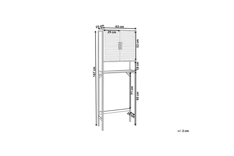 Badrumsskåp Okarche - Förvaring - Hyllor - Badrumshylla