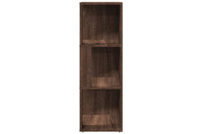 beBasic Hörnhylla brun sonoma 33x33x100 cm konstruerat trä - Förvaring - Hyllor - Hörnhylla