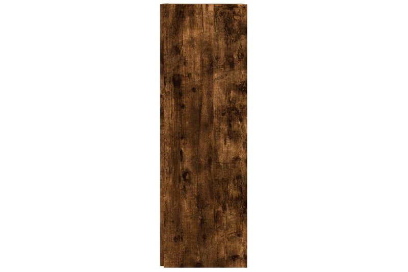 beBasic Hörnhylla rökfärgad ek 33x33x100 cm konstruerat trä - Förvaring - Hyllor - Hörnhylla