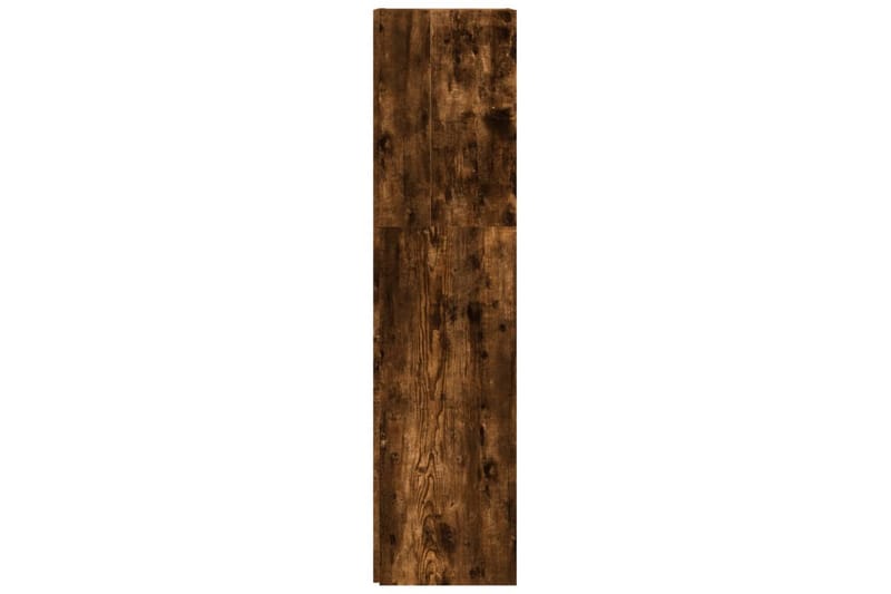 beBasic Hörnhylla rökfärgad ek 33x33x132 cm konstruerat trä - Förvaring - Hyllor - Hörnhylla