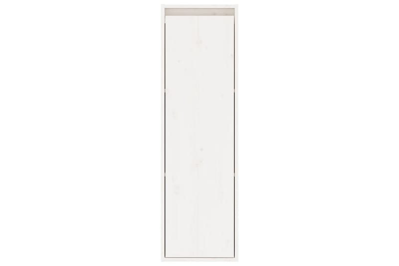 beBasic Väggskåp 2 st 30x30x100 cm massiv furu vit - Förvaring - Hyllor - Vägghylla