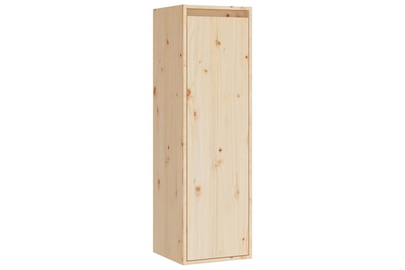beBasic Väggskåp 2 st 30x30x100 cm massiv furu - Förvaring - Köksförvaring - Kökshylla