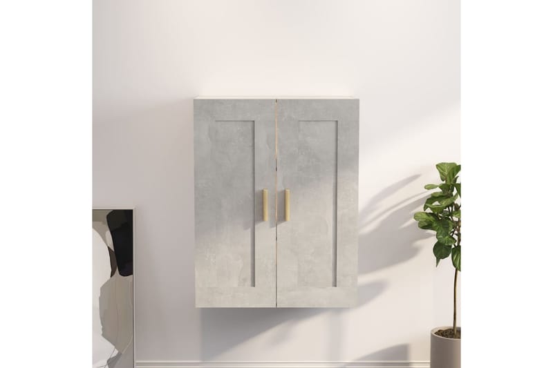 beBasic Väggskåp betonggrå 69,5x32,5x90 cm konstruerat trä - Förvaring - Köksförvaring - Kökshylla