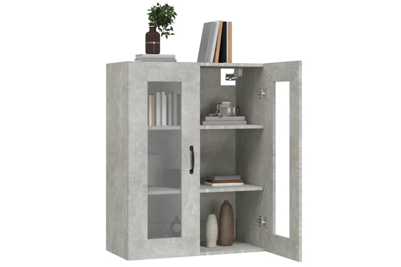 beBasic Väggskåp betonggrå 69,5x34x90 cm - Förvaring - Köksförvaring - Kökshylla