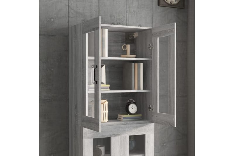 beBasic Väggskåp grå sonoma 69,5x34x90 cm - Förvaring - Köksförvaring - Kökshylla
