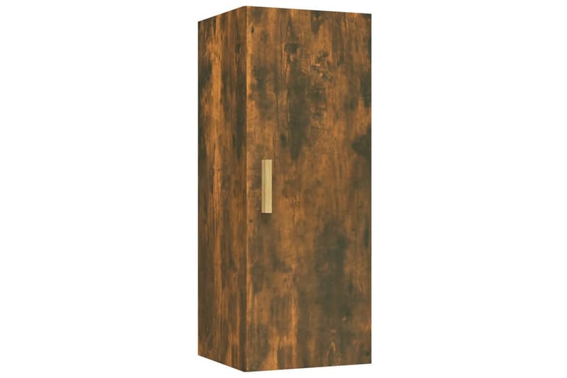 beBasic Väggskåp rökfärgad ek 34,5x34x90 cm konstruerat trä - Förvaring - Köksförvaring - Kökshylla
