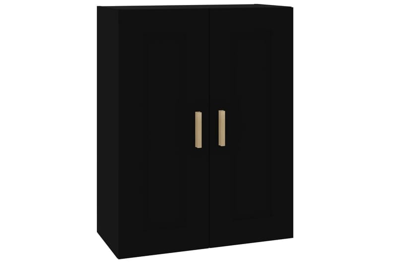 beBasic Väggskåp Svart 69,5x32,5x90 cm konstruerat trä - Förvaring - Köksförvaring - Kökshylla