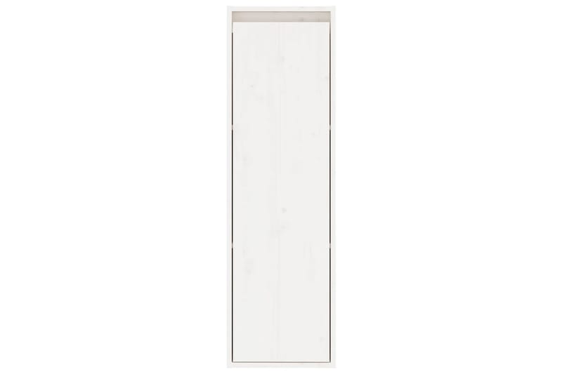 beBasic Väggskåp vit 30x30x100 cm massiv furu - Förvaring - Köksförvaring - Kökshylla