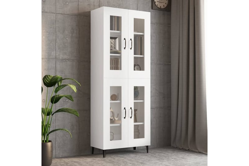 beBasic Väggskåp vit 69,5x34x90 cm - Förvaring - Köksförvaring - Kökshylla