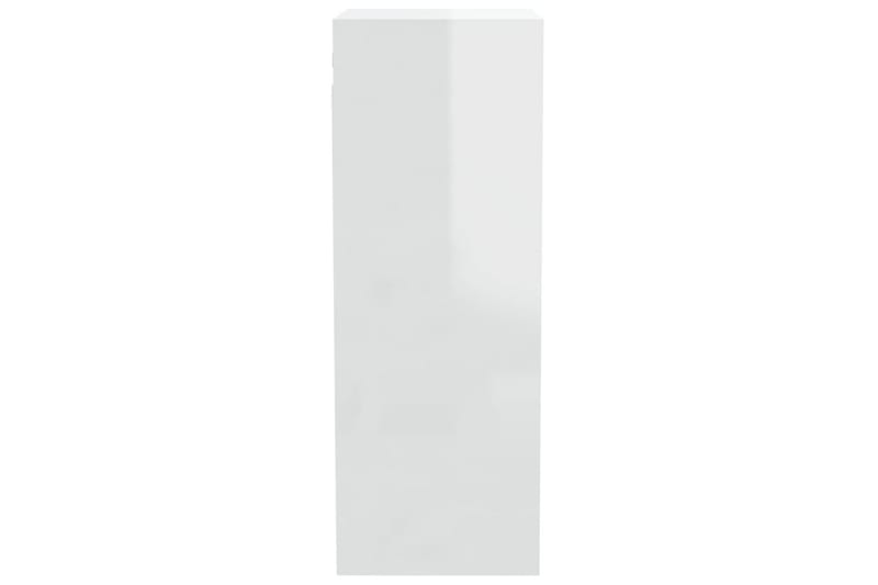 beBasic Väggskåp vit högglans 34,5x32,5x90 cm konstruerat trä - Vägghylla - Kökshylla