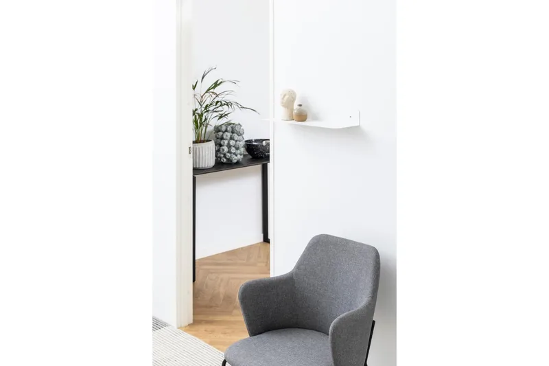 Belleuve Vägghylla 50 cm - Vit - Förvaring - Hyllor - Tavelhylla & tavellist