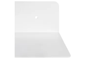 Belleuve Vägghylla 50 cm - Vit - Förvaring - Hyllor - Tavelhylla & tavellist