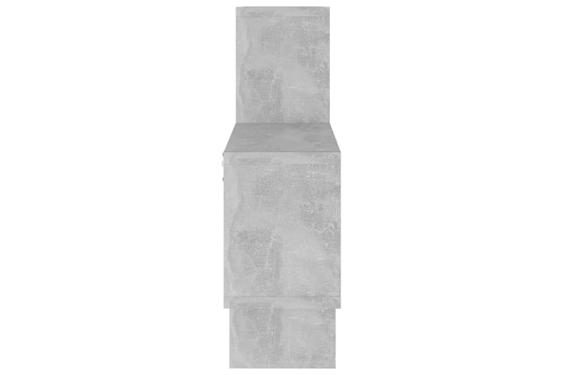 Bilformad vägghylla betonggrå 82x15x51 cm spånskiva - Betonggrå - Förvaring - Köksförvaring - Kökshylla