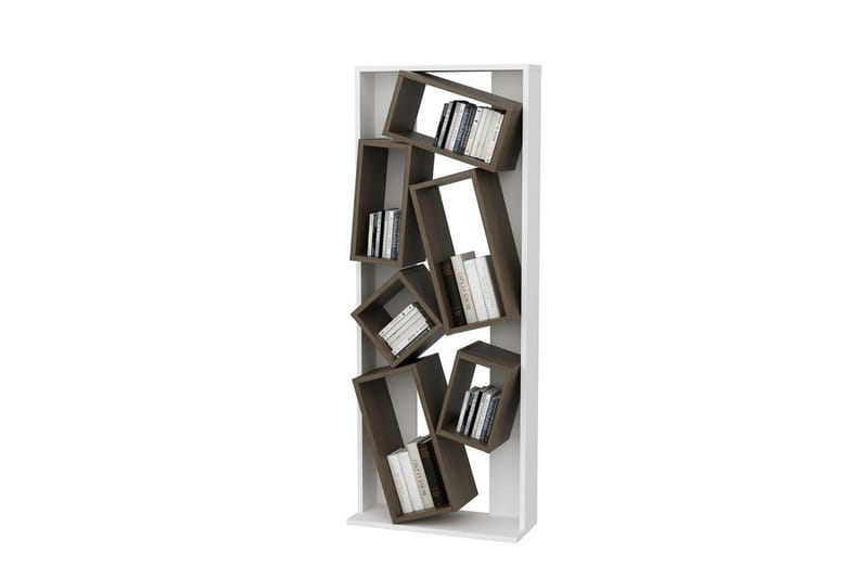 Bloemendal Bokhylla 63 cm - Brun/Vit - Förvaring - Hyllor - Bokhylla