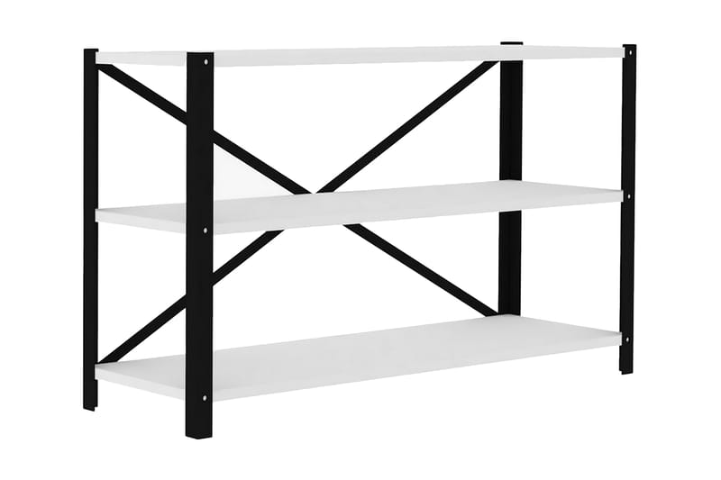 AGATEA Bokhylla 103x60 cm Vit - Bokhylla