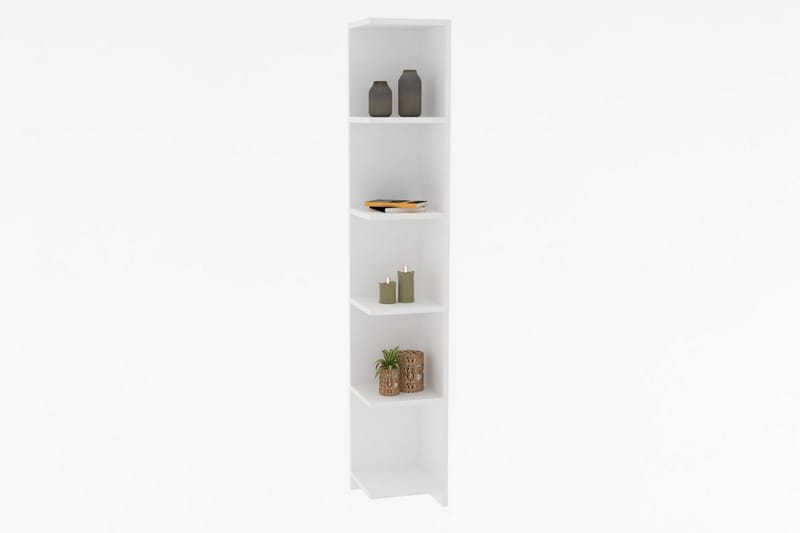 AGATEA Bokhylla 25x160 cm Vit - Förvaring - Hyllor - Bokhylla