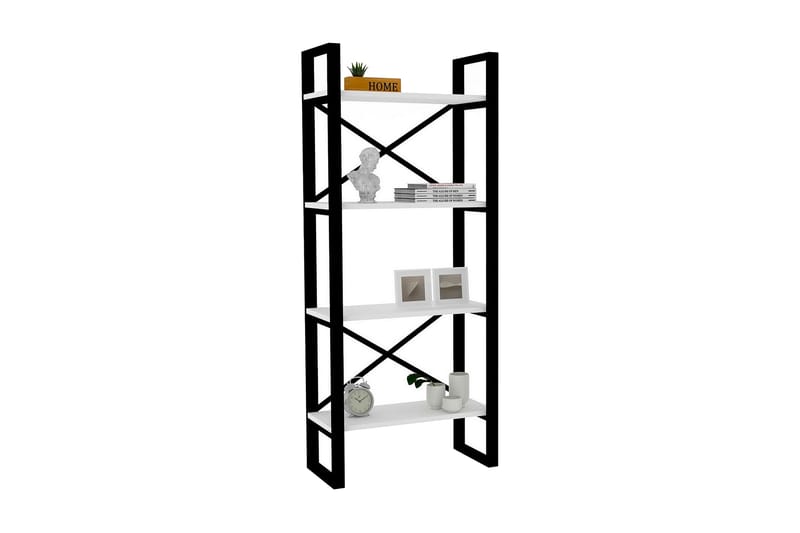 AGATEA Bokhylla 66x150 cm Vit - Förvaring - Hyllor - Bokhylla