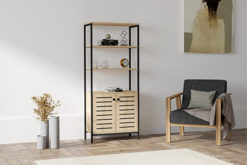AGATEA Bokhylla 70x162,2 cm Blå - Förvaring - Hyllor - Bokhylla