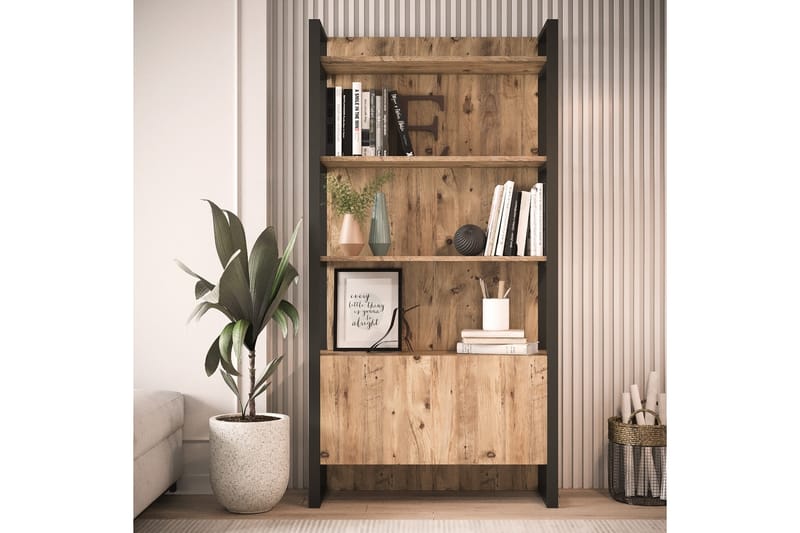 AGATEA Bokhylla 90x180 cm Grön - Förvaring - Hyllor - Bokhylla