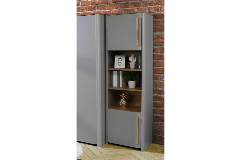 Ahmetbay Bokhylla 41x59 cm - Grå/Brun - Förvaring - Hyllor - Bokhylla