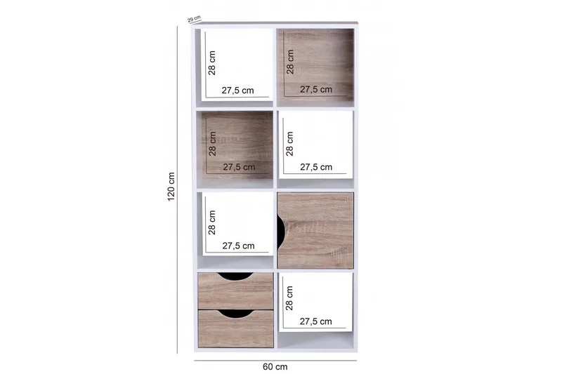 Ajan Bokhylla - Vit - Förvaring - Hyllor - Bokhylla