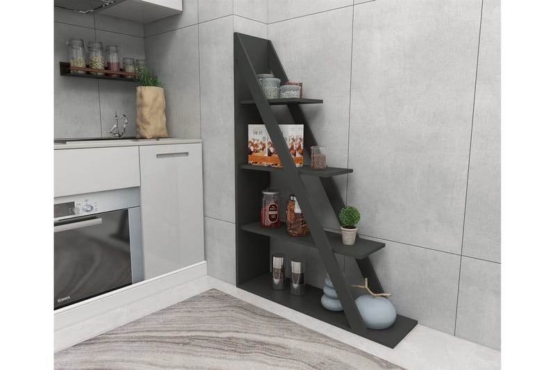 Ampelio Bokhylla 30x100 cm - Antracit - Förvaring - Hyllor - Bokhylla