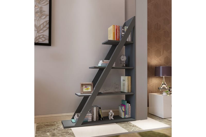 Ampelio Bokhylla 30x100 cm - Antracit - Förvaring - Hyllor - Bokhylla