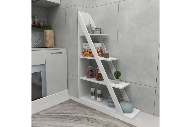 Ampelio Bokhylla 30x100 cm - Vit - Förvaring - Hyllor - Bokhylla