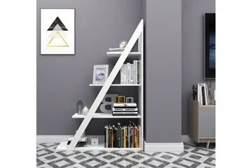 Ampelio Bokhylla 30x100 cm - Vit - Förvaring - Hyllor - Bokhylla