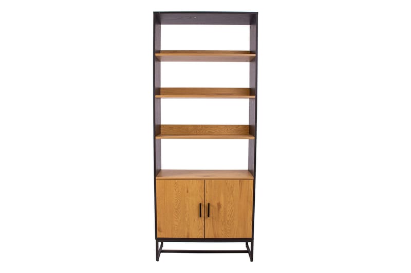 Amsterdam Hylla Ek/Svart - Förvaring - Hyllor - Bokhylla