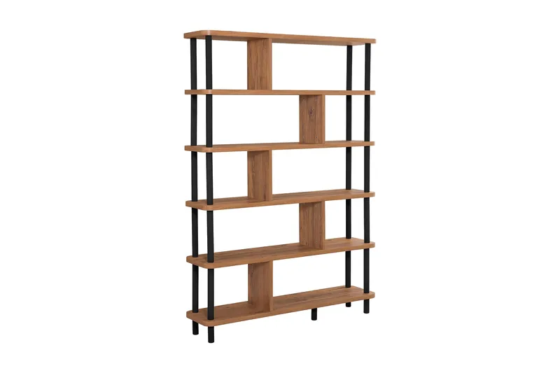 Andifli Bokhylla 120x168,5 cm, Svart