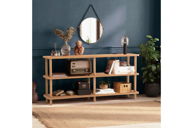 Andifli Bokhylla 150x74,9 cm - Grön - Förvaring - Hyllor - Bokhylla