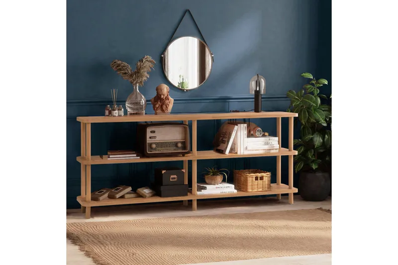 Andifli Bokhylla 180x74,9 cm - Furu - Förvaring - Hyllor - Bokhylla