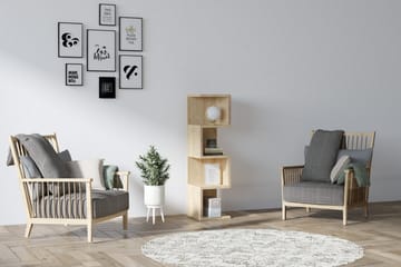Andifli Bokhylla 25 cm i Ek - Grön - Förvaring - Hyllor - Bokhylla
