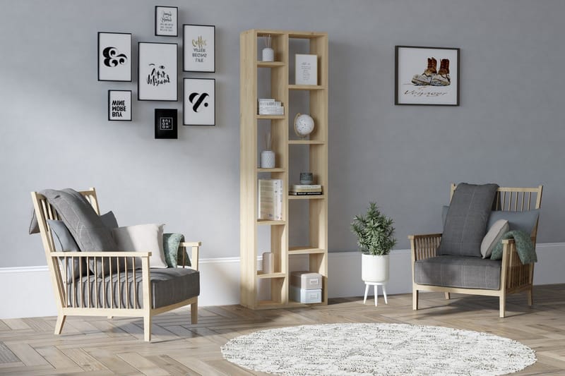 Andifli Bokhylla 45x150 cm - Blå - Förvaring - Hyllor - Bokhylla