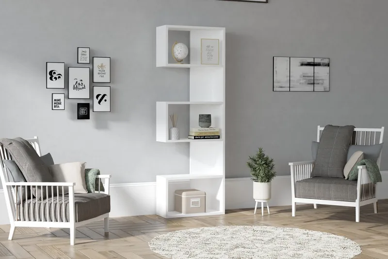 Andifli Bokhylla 52x150 cm - Vit - Förvaring - Hyllor - Bokhylla