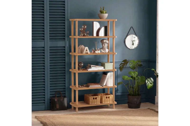 Andifli Bokhylla 80x168,5 cm - Grön - Förvaring - Hyllor - Bokhylla