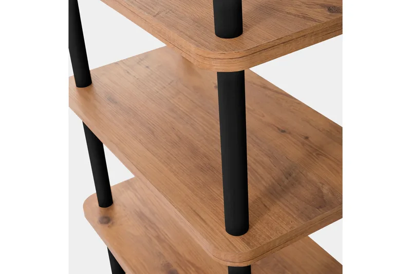 Andifli Bokhylla 80x168,5 cm - Svart - Förvaring - Hyllor - Bokhylla