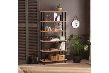 Andifli Bokhylla 80x168,5 cm - Svart - Förvaring - Hyllor - Bokhylla