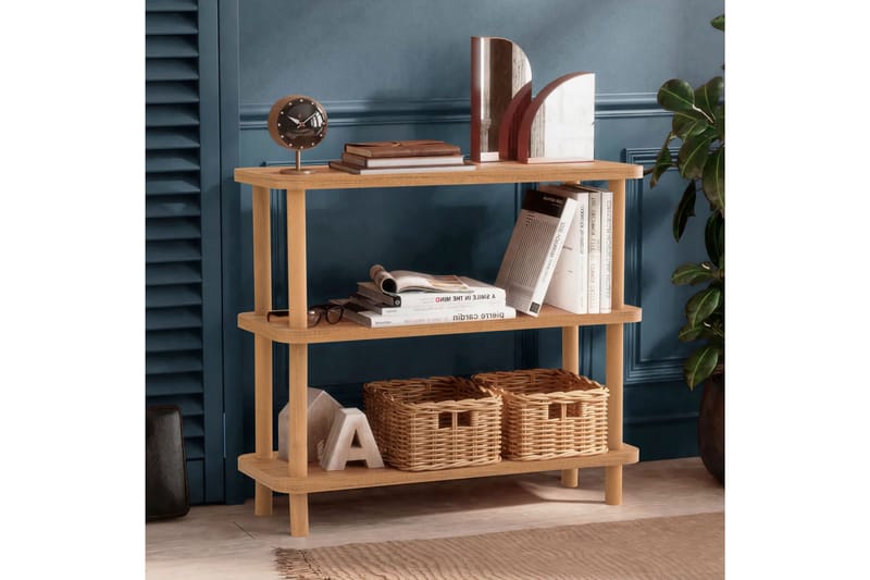 Andifli Bokhylla 80x75 cm - Grön - Förvaring - Hyllor - Bokhylla