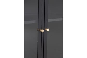 Bakal Bokhylla 85 cm i Glas och Metall - Svart - Förvaring - Hyllor - Bokhylla