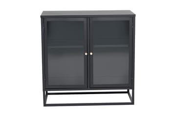 Bakal Bokhylla 85 cm i Glas och Metall - Svart - Förvaring - Hyllor - Bokhylla